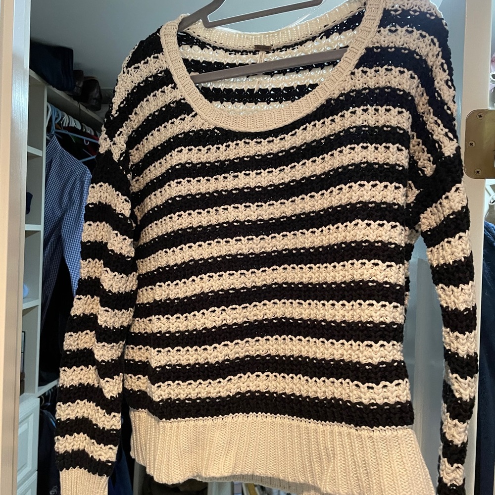 FREE PEOPLE | STRIPED SWEATER | LIGHTLY WORN